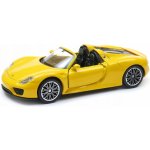 WELLY Porsche 918 Spyder 39 žlutý otw 43702 1:34 – Sleviste.cz