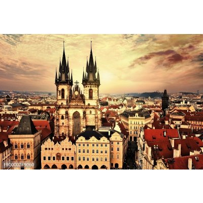 Obraz na zeď - Praha Staroměstské náměstí 90x60 cm (F900002F9060) – Zboží Mobilmania