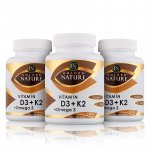 GoldenNature Vitamín D3 2000 IU + K2 MK7 + Omega 3 100 kapslí – Hledejceny.cz
