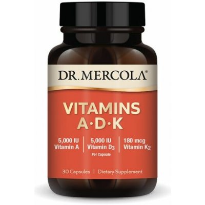 Dr. Mercola Vitamíny ADK 30 kapslí – Hledejceny.cz