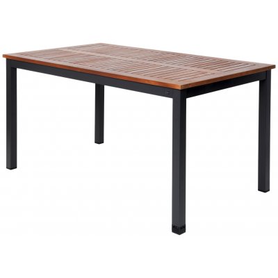 LIVARNO Hliníkový zahradní stůl Valencia, 150 x 90 cm, hnědá – Sleviste.cz