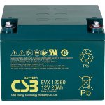 CSB 12V 26Ah EVX12260 I – Zboží Mobilmania
