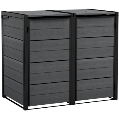 Keter Hide Away na popelnice 240 l šedý 612007 – Hledejceny.cz