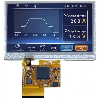 LCD 4,3" 480x272 rezistivní dotykový panel DWIN HMI – Zbozi.Blesk.cz