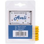 AVELI Set magnetů žlutá – Zboží Dáma