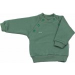 MKcool Kojenecká mikina druky z počesané teplákoviny MK2432 zelená – Zboží Dáma