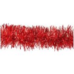 EverGreen Vánoční fóliový řetěz laser úzký, 6vrstvý, červená, pr. 9 cm, 200 cm – Hledejceny.cz