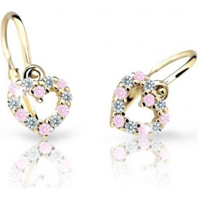 Cutie Jewellery dětské ze žlutého zlata C2157-10-X-1 růžová