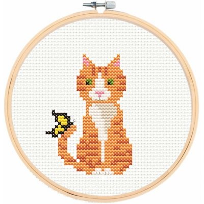 kpomalovani.cz Sada na křížkové vyšívání KOČIČKA – Zboží Dáma