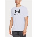 Under Armour Men's UA Sportstyle Logo Short Sleeve White/Black Fitness tričko