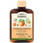 Green Pharmacy Body Care hřejivý masážní olej Essential Oils of Orange, Cinnamon and Pepper (0% Preservatives, Artificial Colouring) 200 ml – Sleviste.cz