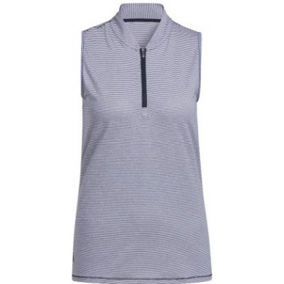 adidas Two Colour Ottoman Sleeveless Navy Bílá – Zboží Mobilmania