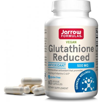 Jarrow Glutathione redukovaný 500 mg x 60 kapslí – Hledejceny.cz