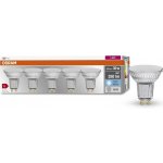 Osram 5 ks reflektorová LED bodovka GU10 4,3 W 4000 K BASE, studená bílá – Hledejceny.cz