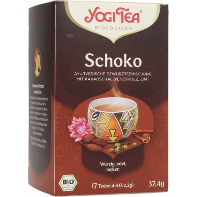 Yogi Tea Choco čokoládový Ajurvédský bylinný čaj porcovaný BIO 17 x 2,2 g – Zbozi.Blesk.cz