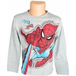 Sun City Chlapecké tričko SPIDERMAN blesky dlouhý rukáv Šedá – Zboží Dáma