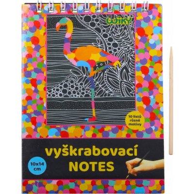 WIKY Vyškrabovací notes 10x14cm 10 listů – Zboží Mobilmania