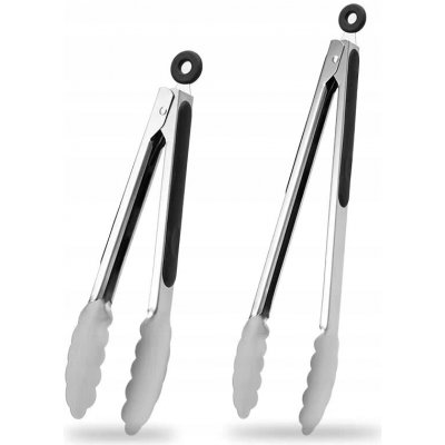 Kuchyňské kleště 23 cm a 30 cm z nerezové oceli na grilování a vaření – Hledejceny.cz