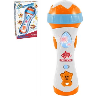 BONTEMPI Baby mikrofon dětský karaoke 12 demo písní