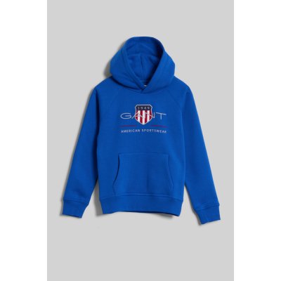 Gant Archive Shield Hoodie modrá – Zbozi.Blesk.cz