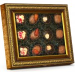 Selllot Hnědý obraz Plněné čokoládové pohárky 110 g – Sleviste.cz