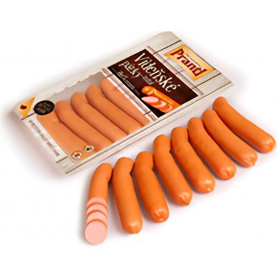 Prantl Vídeňské párky mini 80% masa 200 g – Zboží Dáma