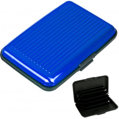 Verk Pevné hliníkové pouzdro na platební karty modré – Zboží Živě