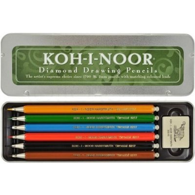 Koh-i-noor Mechanické tužky Versatil 5217 Plech 6 ks – Zboží Živě