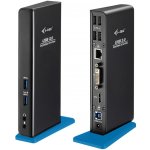 i-Tec USB3.0 Docking Station Dual + USB Charging port U3HDMIDVIDOCK