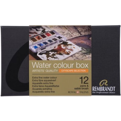 Rembrandt profesionální akvarelové barvy 12 pánviček – Zboží Dáma
