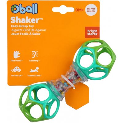 Bright Starts Hračka OBALL činka Zelená – Zboží Mobilmania