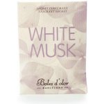 Boles d´olor Vonný sáček kapesní malý papírový 5,5 x 7,5 x 0,3 cm White Musk – Zboží Dáma