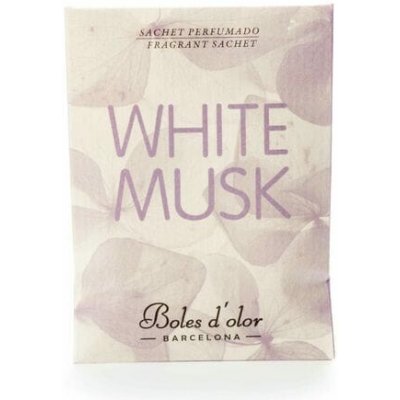Boles d´olor Vonný sáček kapesní malý papírový 5,5 x 7,5 x 0,3 cm White Musk – Zboží Dáma
