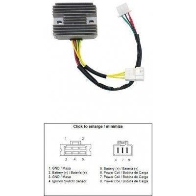 DZE regulátor napětí HONDA FSC 400 SILVERWING 04-08; FSC 600 SILVERWING 05-13 (35A) (31600-MCT-771) | Zboží Auto