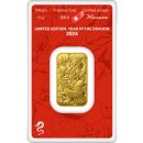 Argor-Heraeus zlatý slitek Limited edition Rok draka 10 g