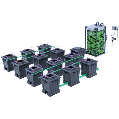 Alien Hydroponics Aero 12Pot Black 15 l – Hledejceny.cz