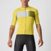 Cyklistický dres Castelli Prologo 7 Jersey Fruit/Ivory/Avocado Green