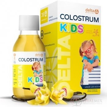 Delta Colostrum Kids, příchuť vanilka 125 ml