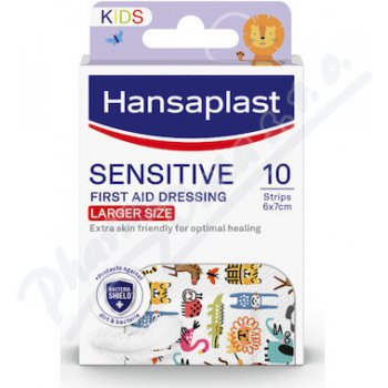 Hansaplast Sensitive Zvířátka large náplast 10 ks