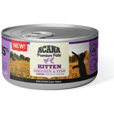 Acana Premium Pâté Kitten Chicken & Fish Cat 24 x 85 g