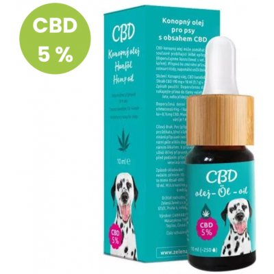 ZELENÁ ZEMĚ CBD olej pro psy 5% 10 ml – Hledejceny.cz