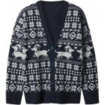 esmara Dámský vánoční kardigan navy modrá – Hledejceny.cz