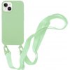 Pouzdro a kryt na mobilní telefon Apple Pouzdro Appleking silikonové s nastavitelným popruhem iPhone 13 Pro - zelené