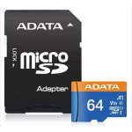 ADATA Pro microSDXC 64 GB UHS-I AUSDX64GUICL10-RA1 – Zboží Živě