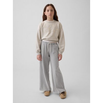 GAP Dětské kalhoty Relaxed Wide-Leg Šedá – Zbozi.Blesk.cz