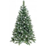 Piskáček Stromek Jedle s bílými konci + umělý stojan 160cm – Sleviste.cz