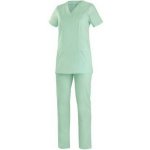 Canis CXS kalhoty TARA dámské zelené s bílými doplňky – Zboží Dáma