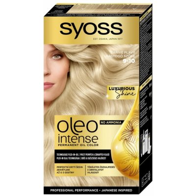 Syoss Oleo Intense Barva na vlasy 910 Zářivě plavý 50 ml – Zboží Mobilmania