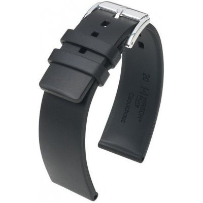 Hirsch Kaučukový řemínek pure 40418850-2 černý – Hledejceny.cz