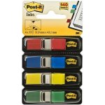 Záložky Post-it 683-4, 11,9x43,2 mm, 4 x 35 záložek – Hledejceny.cz